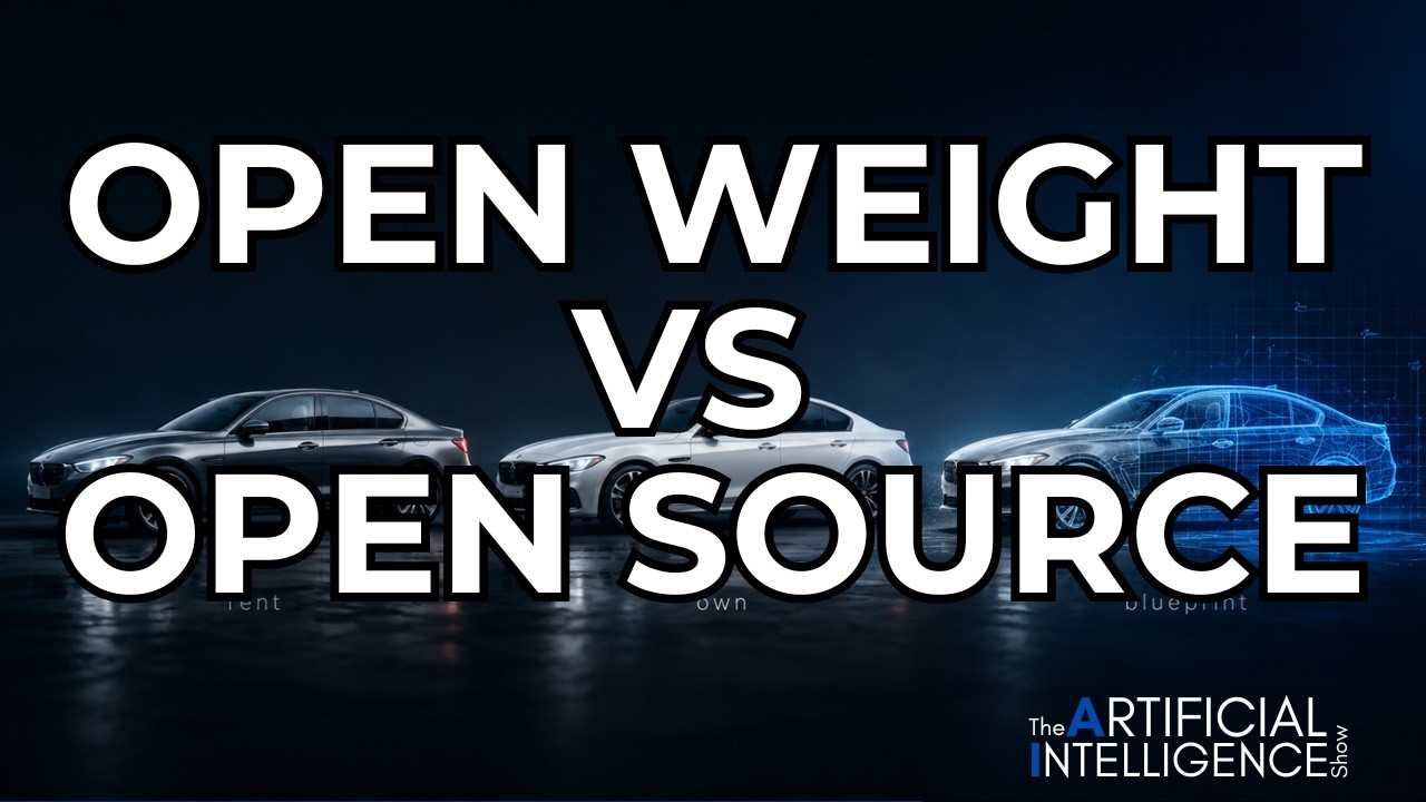Open Weight vs. Open Source, Explained Simply