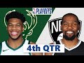 Brooklyn Nets vs. Milwaukee Bucks Full Highlight 4th QTR Game 1 | NBA Playoffs 2021