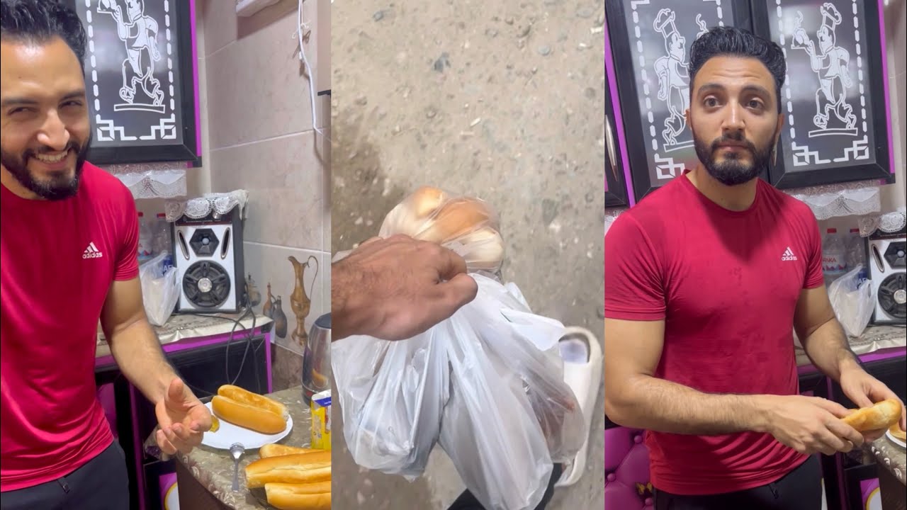 نزلت جبت عيش وفلافل وجبنة وفطرت مع أختي 🥰