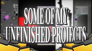 Some of my unfinished projects | Geometry Dash