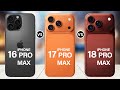 iPhone 16 Pro Max vs iPhone 17 Pro Max vs iPhone 18 Pro Max: Ultimate Comparison 2026!