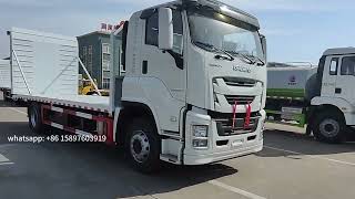 ISUZU FTR GIGA Flatbed Wrecker Towing Truck