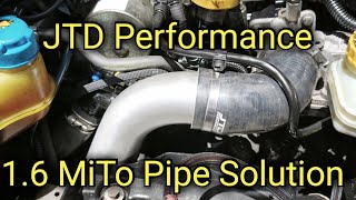 Intercooler Hose Solution JTD Performance Alfa Romeo MiTo 1.6 Mjet