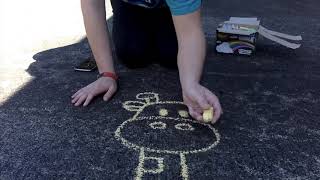 Art with Mrs. Allen - Chalk Giraffe! (K-1)
