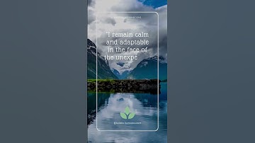 Affirmation:Navigating Life’s Uncertainties with Calm and Trust #shorts #shortsfeed #shortvideo