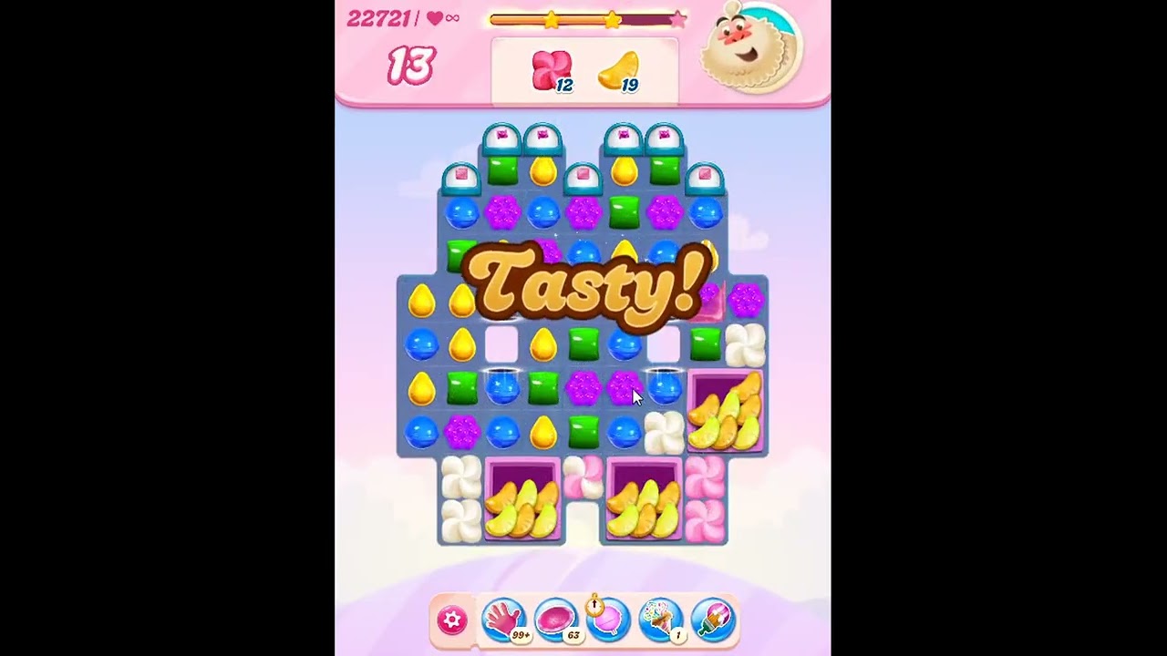 Candy Crush Saga Level 22721 - NO BOOSTERS | SKILLGAMING ✓ - YouTube