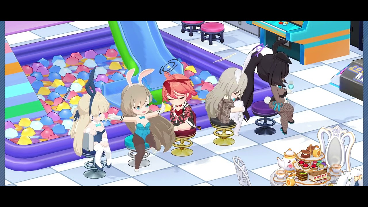 Blue Archive Cafe Bunny Girls