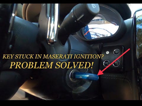 Maserati Key Stuck In Ignition PROBLEM SOLVED