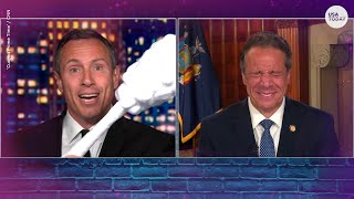 Governor Cuomo's hilarious reaction to brother Chris' nose swab joke | USA TODAY Entertainment