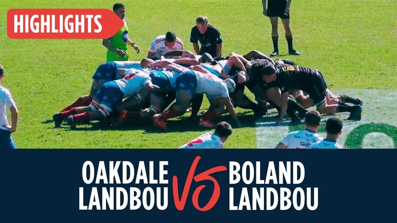 Rugby - Oakdale Landbou vs Boland Landbou - King Price Derby - 9 August 2025