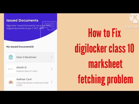 Fix Digilocker Class 10 Marksheet Fetching Problem | How to fix Digilocker fetching problem