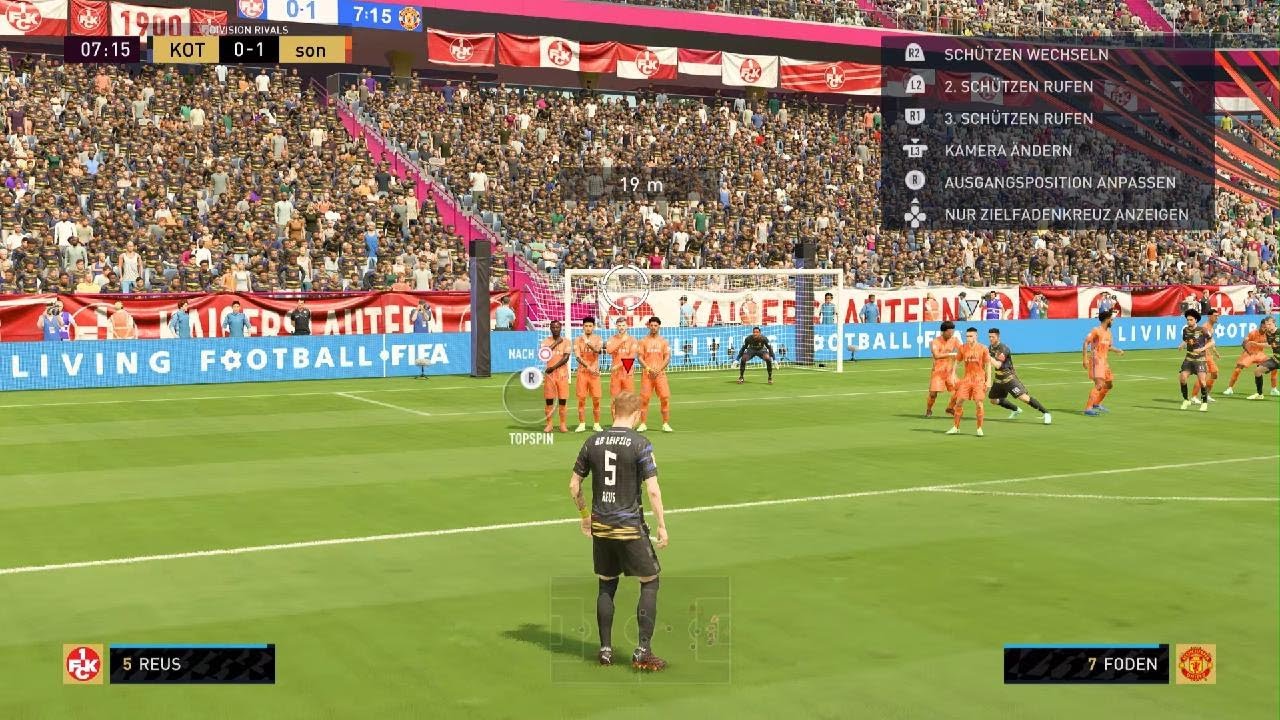 FIFA 22 FUT Freekick Reus YouTube