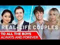 TO ALL THE BOYS ALWAYS AND FOREVER Real-Life Couples: Lana Condor, Noah Centineo, Jordan Fisher