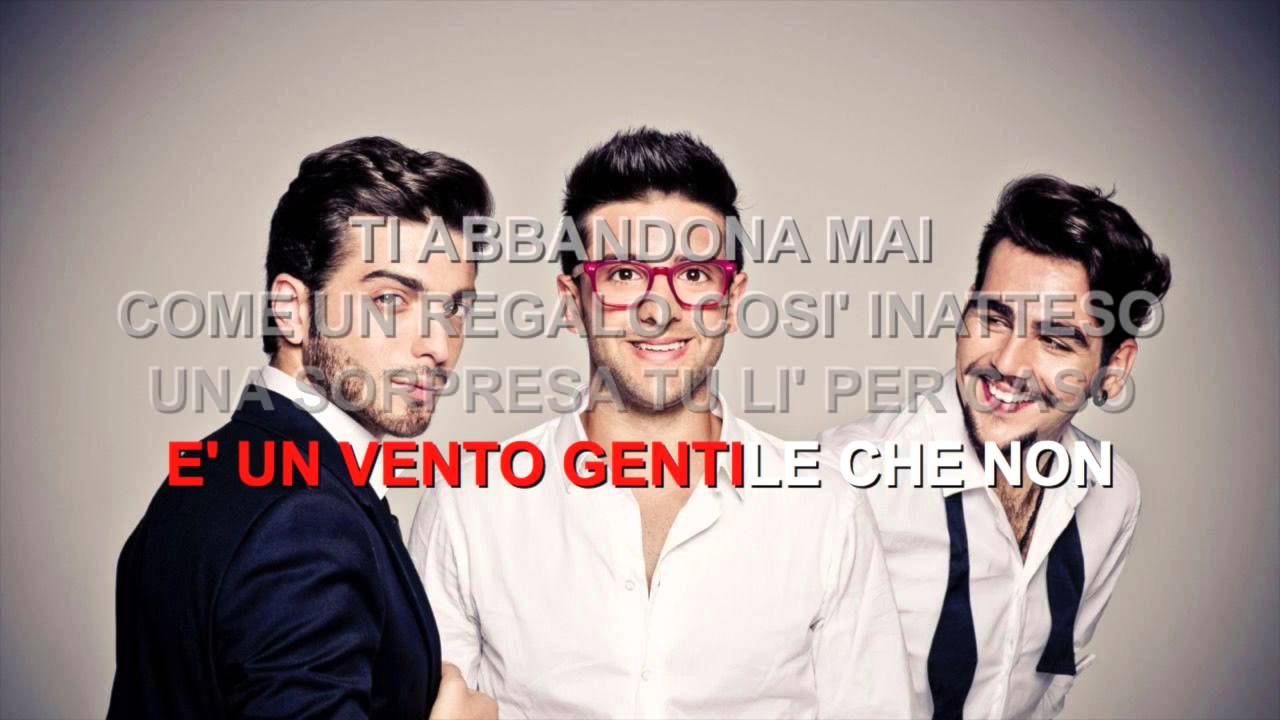 Il Volo L Amore Si Muove Testo Il volo - L'amore si muove - Karaoke con testo - YouTube