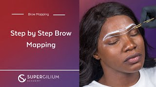 Step by Step Brow Mapping 🧡 | Supercilium