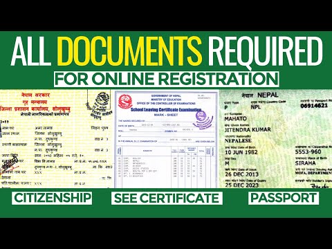 Video: What Documents Are Needed For Registration