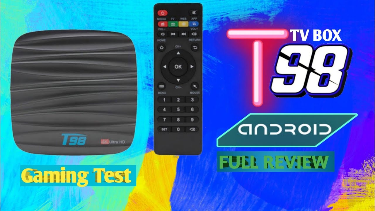 4K ultra Android Tv Box Review full Review cheap smart TV box T98