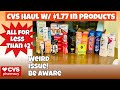 CVS HAUL W/ $177 in products / had a very weird issue so be aware! Learn CVS COUPONING