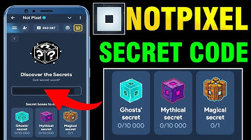 Notpixel Secret Code | Notpixel Secret Code Kya Hai | Notpixel Discover The  Secrets Code