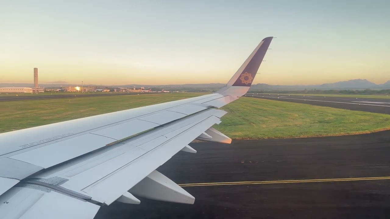 Air India AI2241 A321neo LR landing in Mauritius Full video