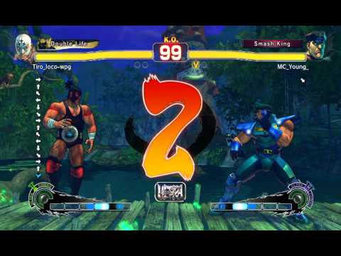 Ultra Street Fighter IV battle: El Fuerte vs M. Bison