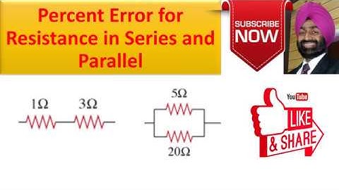 Percent Error in Parallel & Series