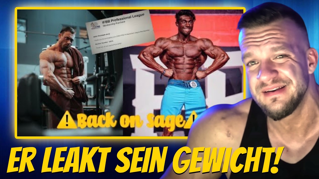 Cbaum im Oktober auf der Bühne aber schon abgezogen & kaum Carbs.. William Niewiara Live Reaktion