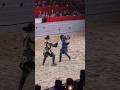 Yellow Knight VS Blue Knight Medieval Times Sword Fight #knights #sword #fight