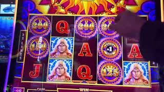 Playing this sun game. Dime denom. Got the wheel bonus