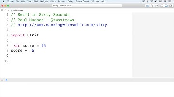 Compound assignment operators – Swift in Sixty Seconds