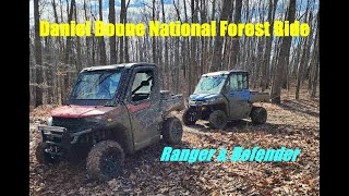 Daniel Boone National Forest UTV Ride, Red River Gorge. Polaris Ranger & CanAm Defender
