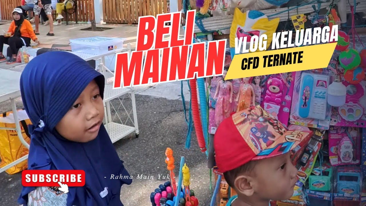 Serunya CFD Ternate: Petualangan Anak-anak di Landmark Kota & Taman Nukila - Beli Mainan Part 2
