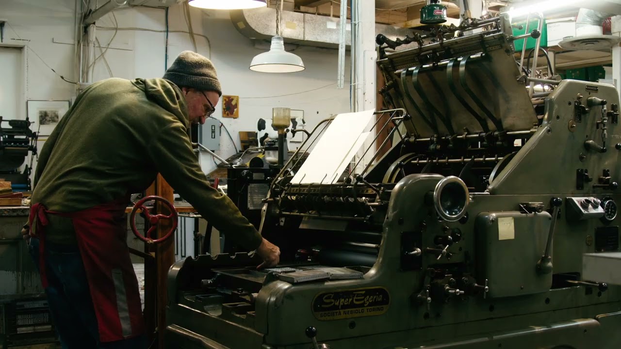 Of Mice and Men by John Steinbeck - Letterpress Printing by David Wolfe