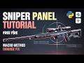 How To Make Sniper Panel | Sniper Macro Method | Fake Damage Fixed | Lecture - 3