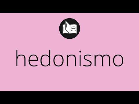 Vídeo: Was significa hedônico?
