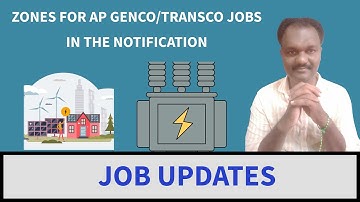 ZONES FOR AP GENCO/TRANSCO JOBS IN THE NOTIFICATION