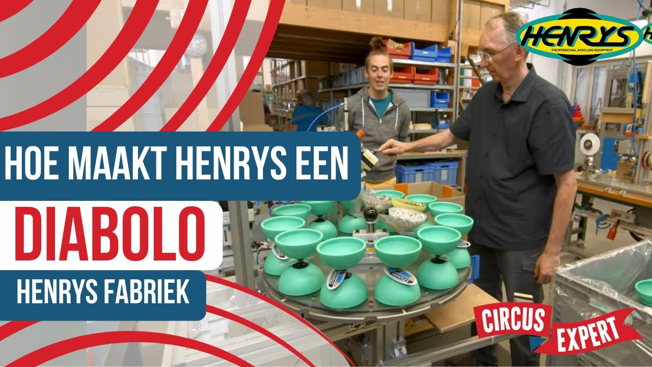 Hoe maakt Henrys een diabolo | Circus-expert.nl | Diabolo maken