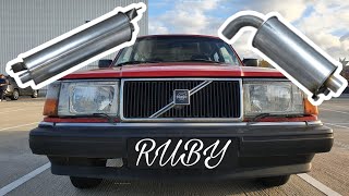 Replacing Exhaust parts on a Volvo 240