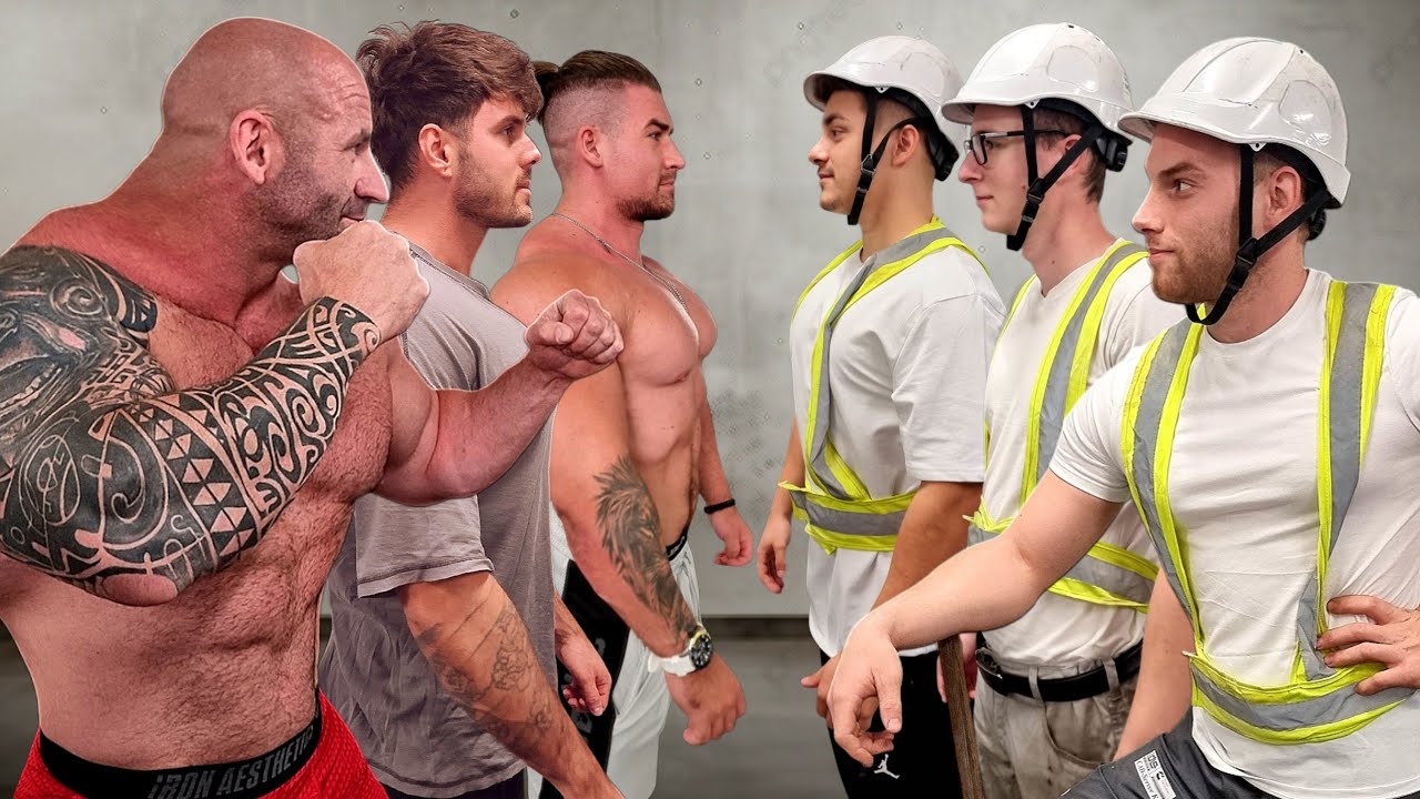 Testépítők VS. Fizikai melósok! Ki az erősebb?