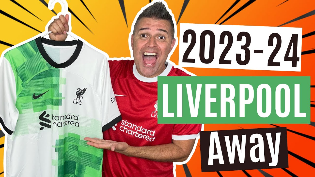 🔥 THE 90'S DIGITAL VIBES 🛜 Nike 2023-24 Liverpool Away Shirt