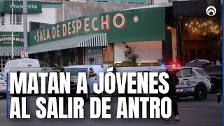 Noche de antro termina en tragedia: sicarios disparan contra jóvenes en sala de despecho