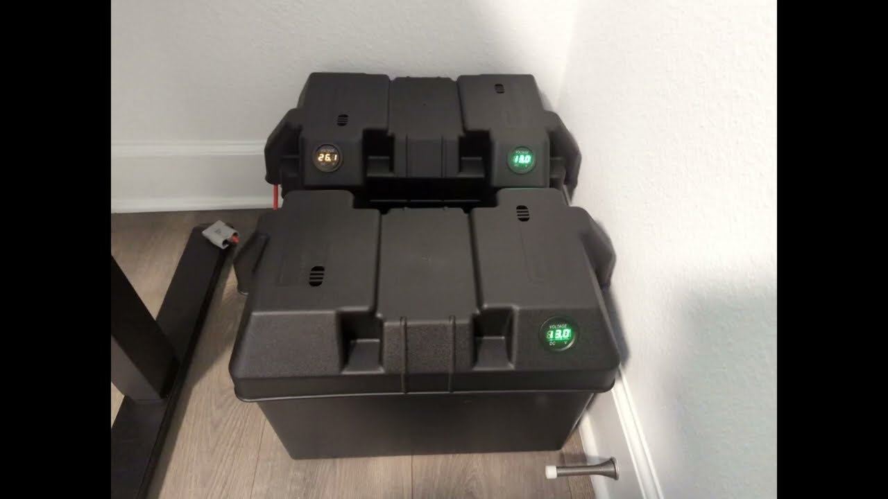 CyberPower CP1500PFCLCD UPS with external battery bank (2 x 12V 100Ah AGM Deep Cycle)