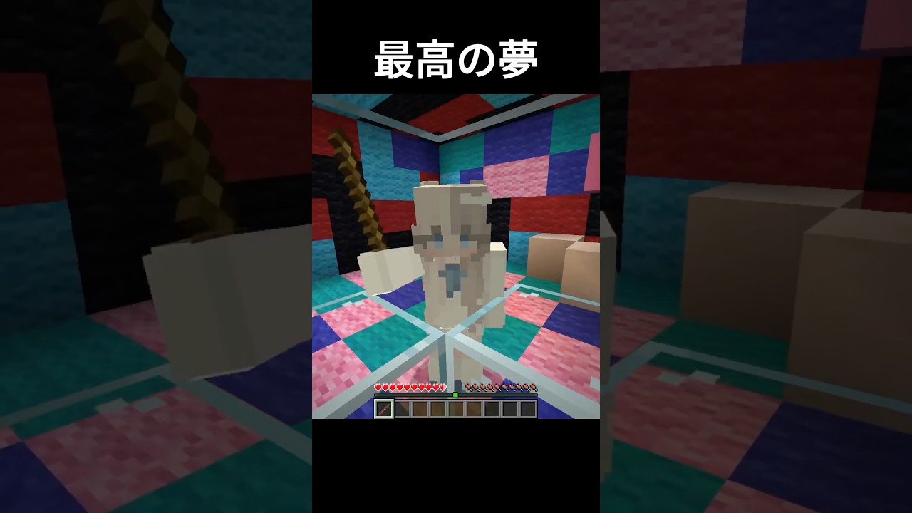夢なのか現実なのか #マイクラ #マインクラフト #minecraft