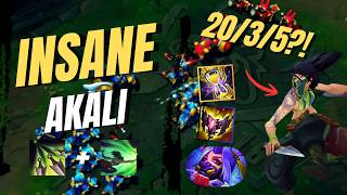 Akali Mid: 20/3/5 Quadra Kill and 10-Kill Spree