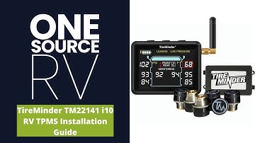 TireMinder TM22141 i10 RV Tire Pressure Monitoring System Installation Guide