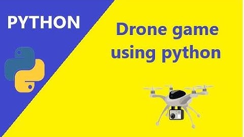 Computer Vision Drone game  Using Python OpenCV - Jeevanantham