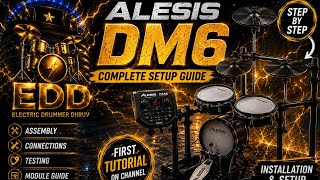 Alesis DM6 Complete Setup Guide | Assembly, Installation & Testing | Electric Drummer Dhruv