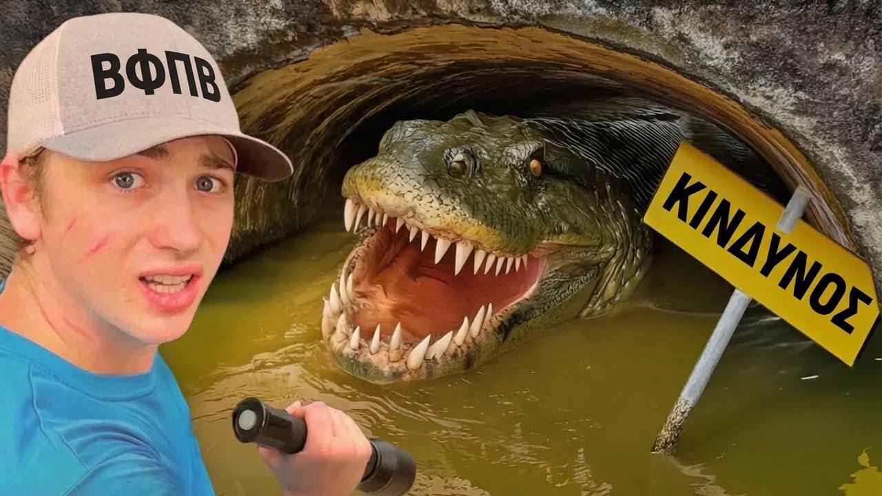 Βρήκα μια κρυφή σήραγγα γεμάτη μυστηριώδη ψάρια!