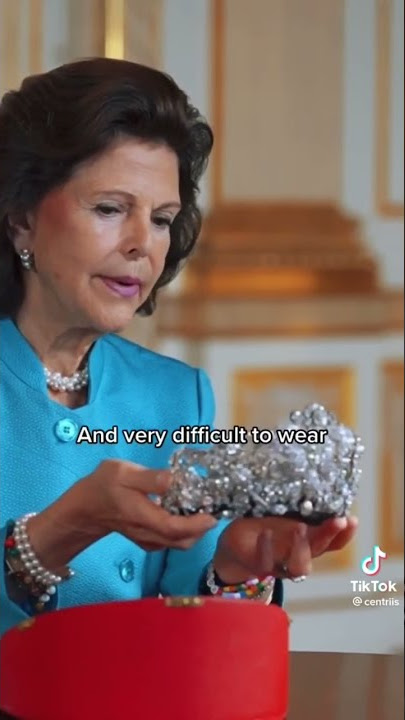 Queen Silvia and the Braganza tiara #shorts #queen #royal #short