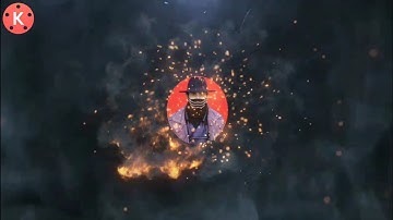 How to Make Fire Spark Logo Reveal Intro in kinemaster